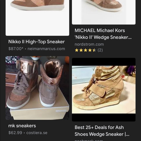 MICHAEL KORS size9 sold out Nikko II WedgeSneaker - Picture 6 of 15